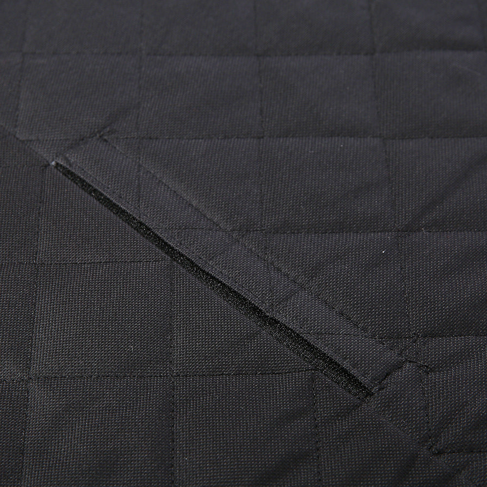 waterproof dog car seat protector with View Mesh Window, Zipper & Safety Buckle Rear Back Seat Cover