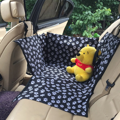Waterproof Dog Hammock with Safety Belt – Waterproof Back Seat Dog Cover for Cars 130x150cm