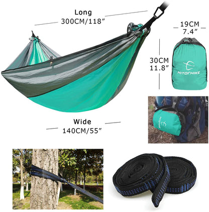 waterproof dog hammock Portable 210T Nylon Parachute Camping Hammock 270x140cm