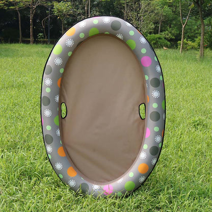 waterproof dog hammock Inflatable Dog Pool Float Bed – Heavy Duty Oxford Pet Swimming Ring