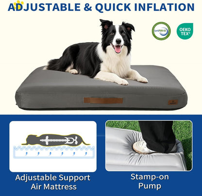 Waterproof Dog Hammock – Inflatable Outdoor Travel Dog Bed, Non-Slip & Washable