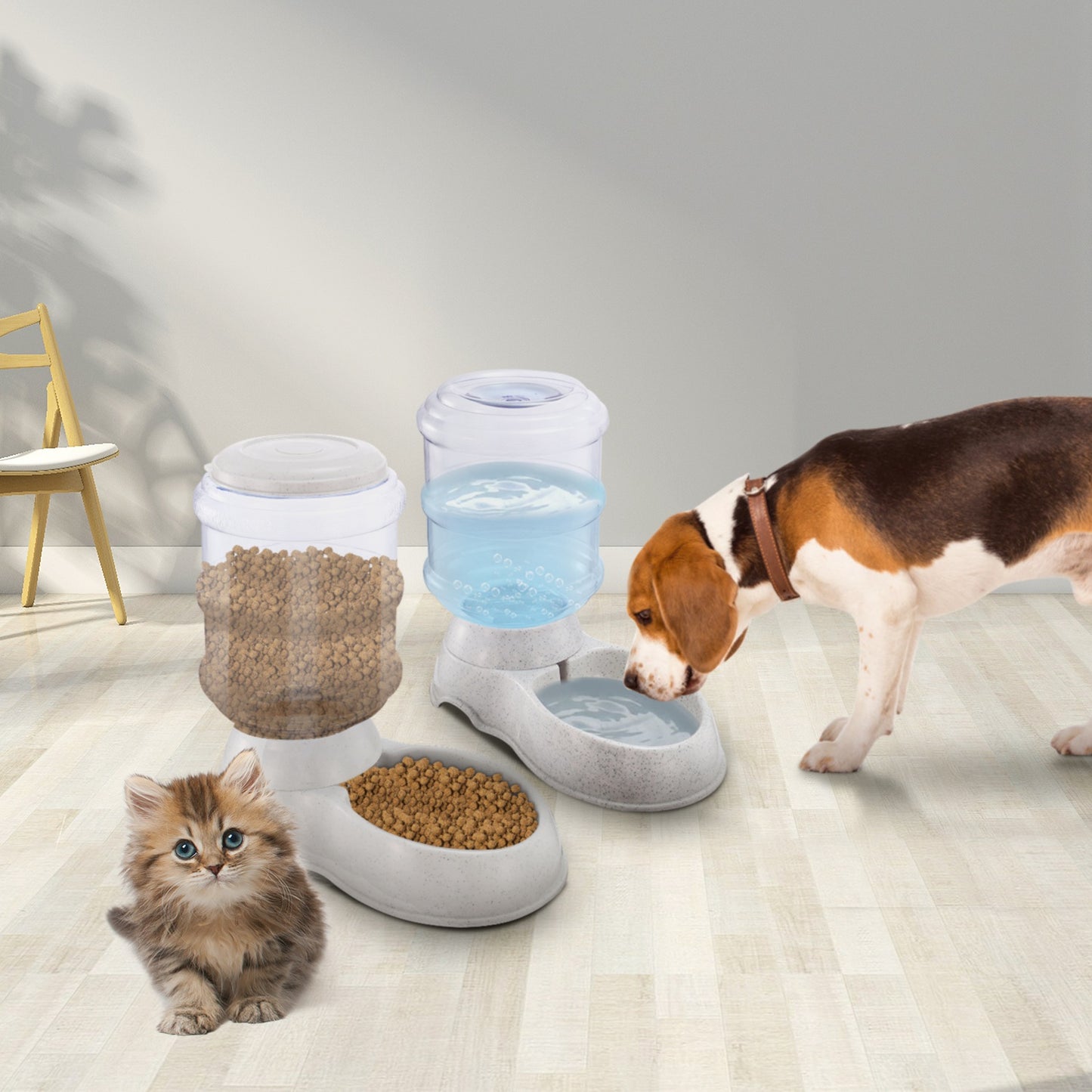 Programmable Pet Feeder Alternative – 3.5L Gravity Automatic Cat & Dog Water Dispenser