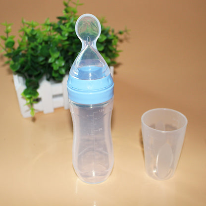 Programmable Pet Feeder Alternative – 120ml Baby Spoon Bottle Feeder, Food Grade Silicone