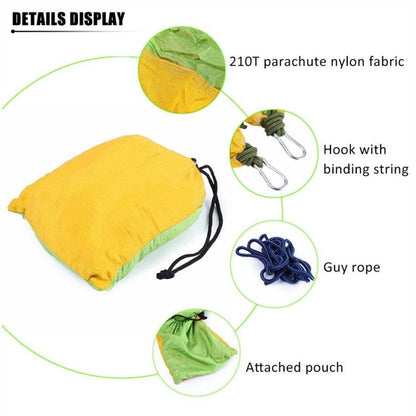 waterproof dog hammock Portable 210T Nylon Parachute Camping Hammock 270x140cm