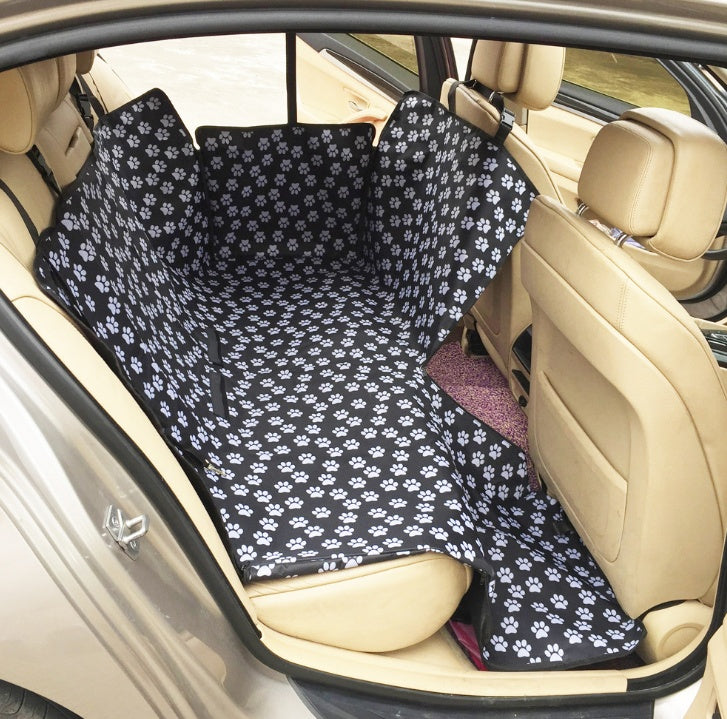 Waterproof Dog Hammock with Safety Belt – Waterproof Back Seat Dog Cover for Cars 130x150cm
