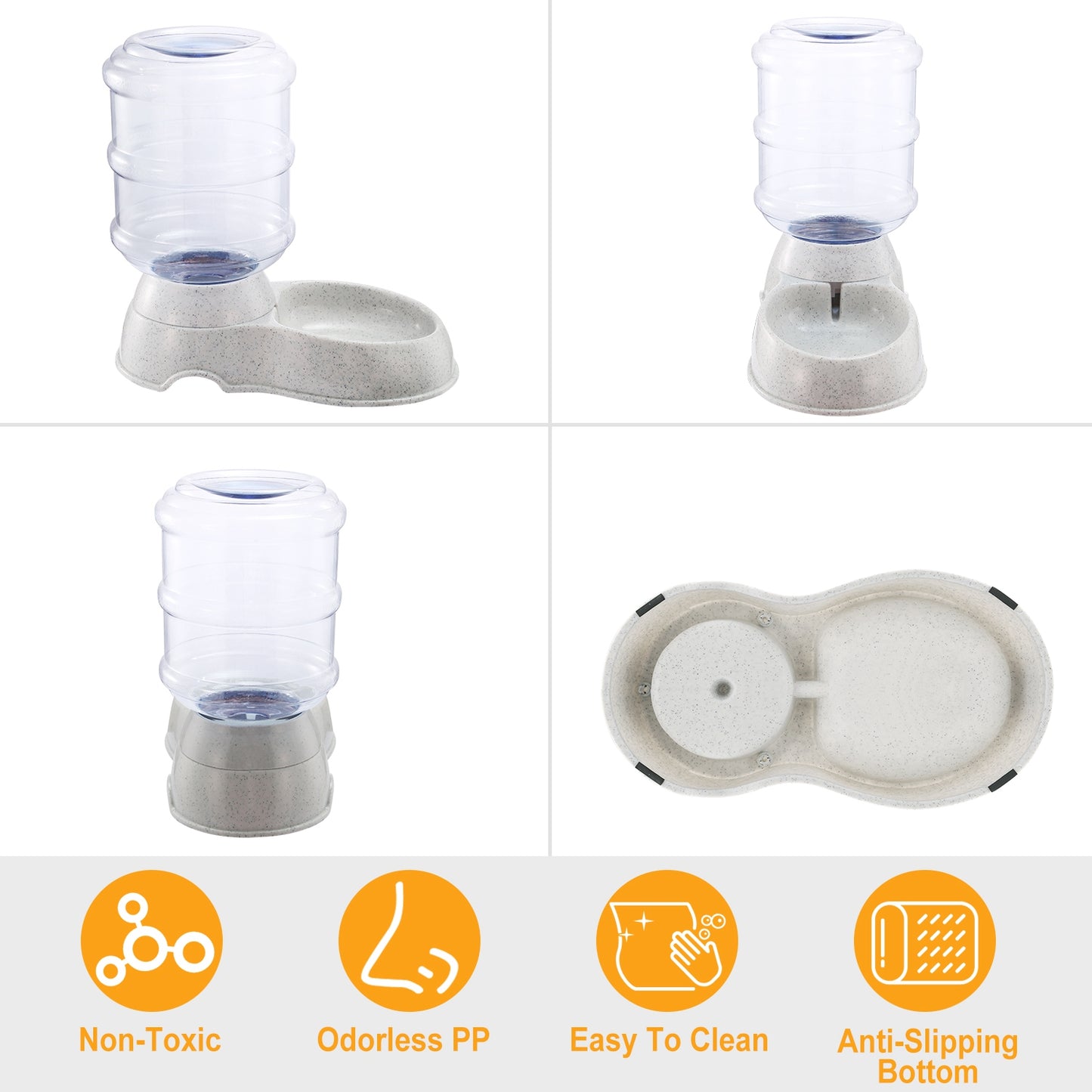 Programmable Pet Feeder Alternative – 3.5L Gravity Automatic Cat & Dog Water Dispenser