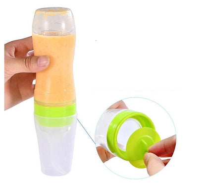 Programmable Pet Feeder Alternative – 120ml Baby Spoon Bottle Feeder, Food Grade Silicone