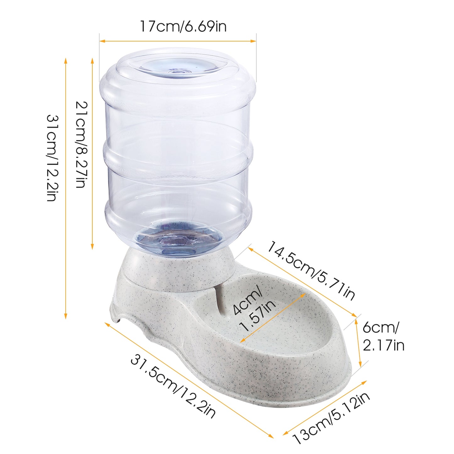 Programmable Pet Feeder Alternative – 3.5L Gravity Automatic Cat & Dog Water Dispenser