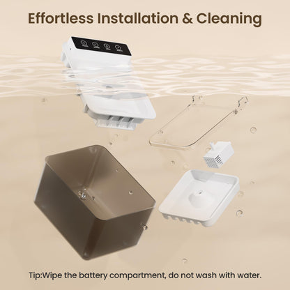 Programmable Cat Feeder Alternative – 3L Automatic Sensing Pet Water Fountain