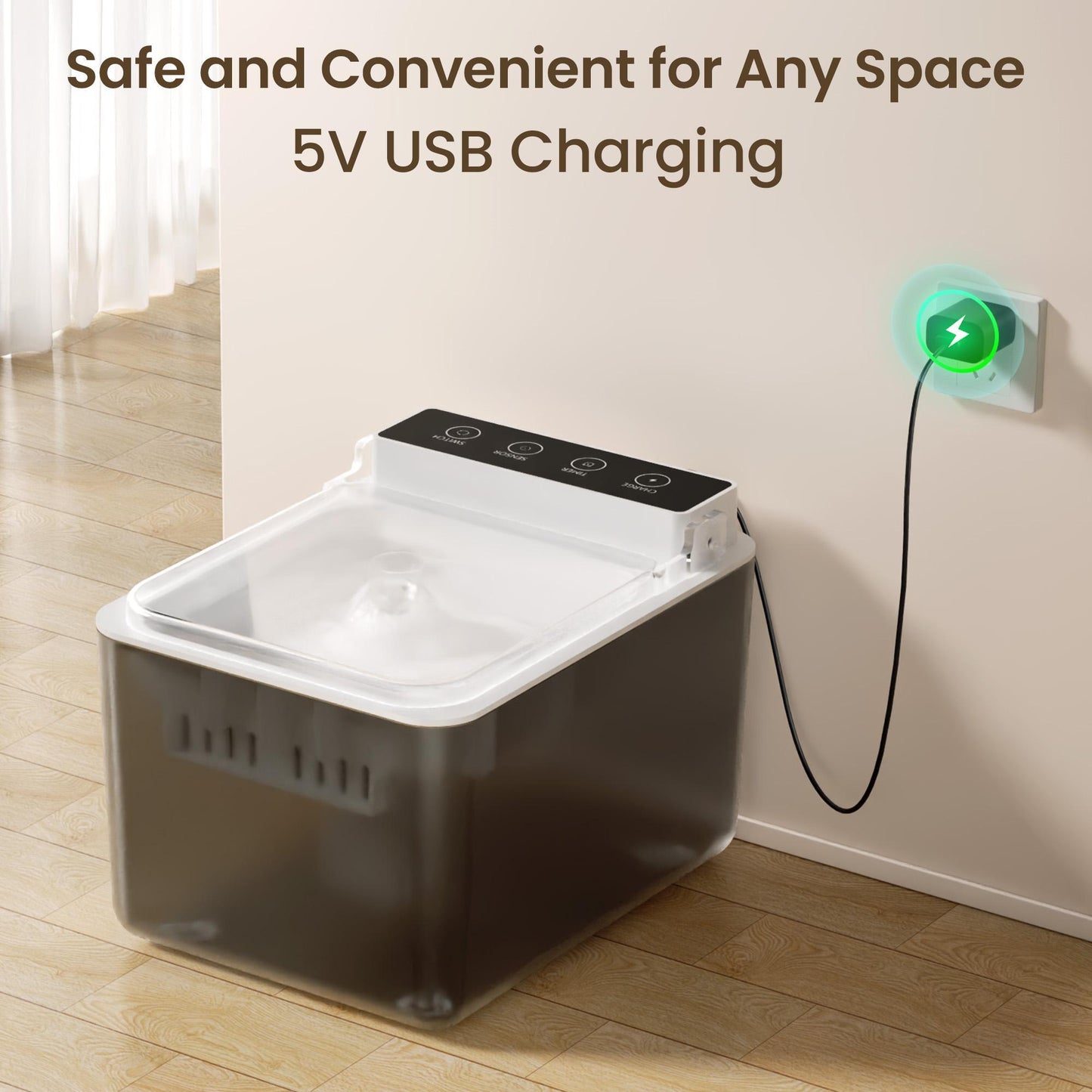 Programmable Cat Feeder Alternative – 3L Automatic Sensing Pet Water Fountain