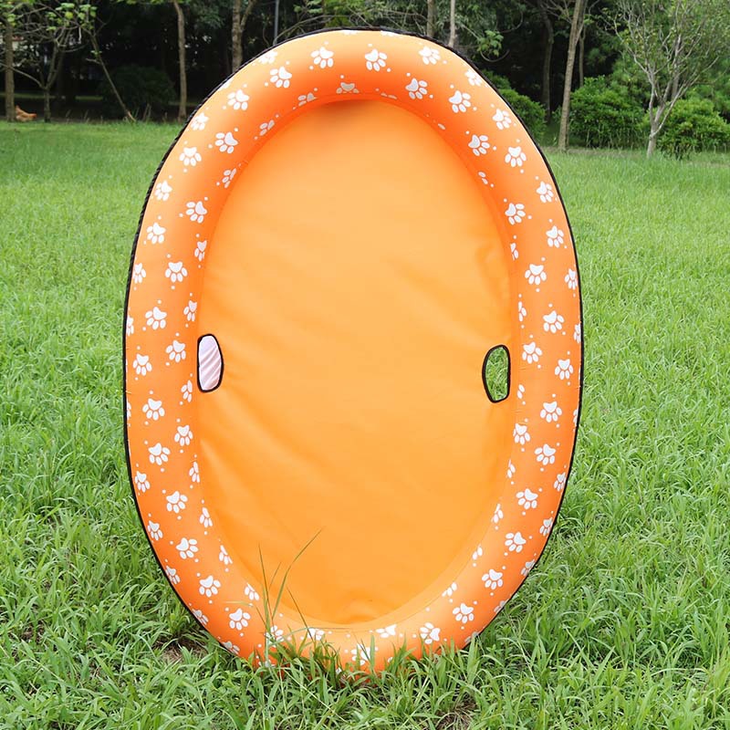 waterproof dog hammock Inflatable Dog Pool Float Bed – Heavy Duty Oxford Pet Swimming Ring